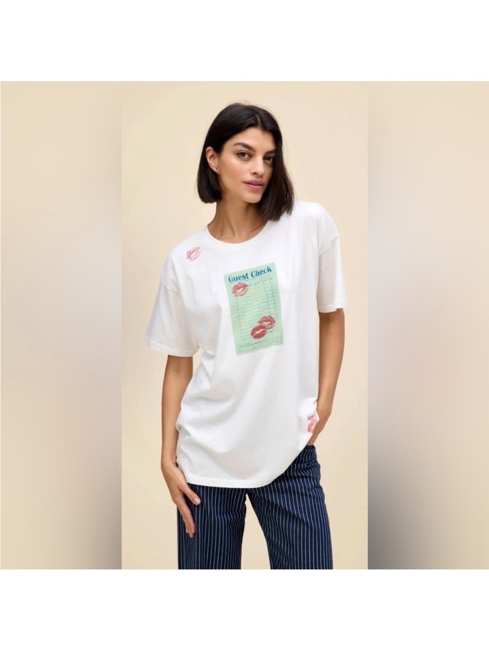 NWT Daydreamer Guest Check T-Shirt M